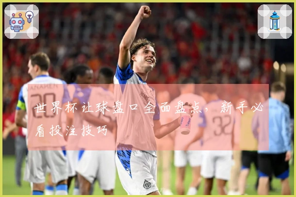 世界杯让球盘口全面盘点，新手必看投注技巧